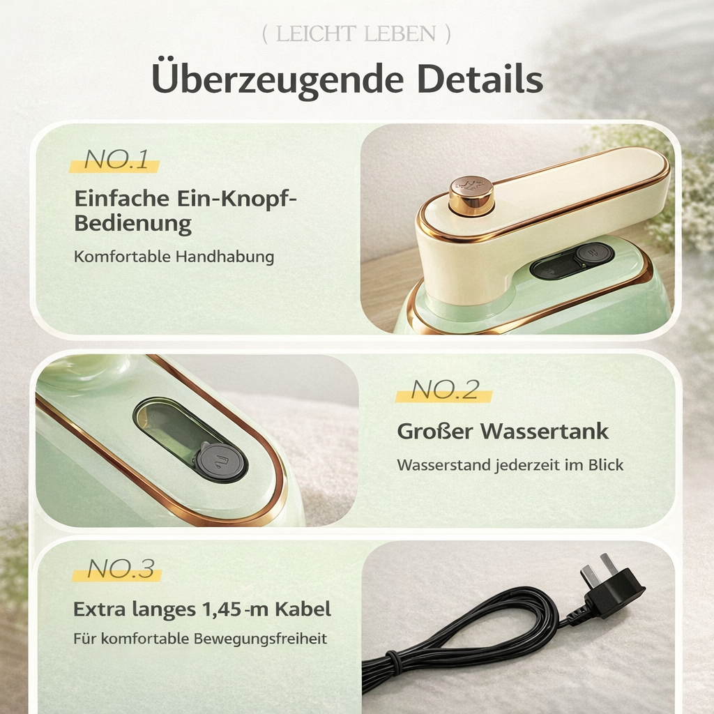 Dampfer & Bügeleisen für Kleidung