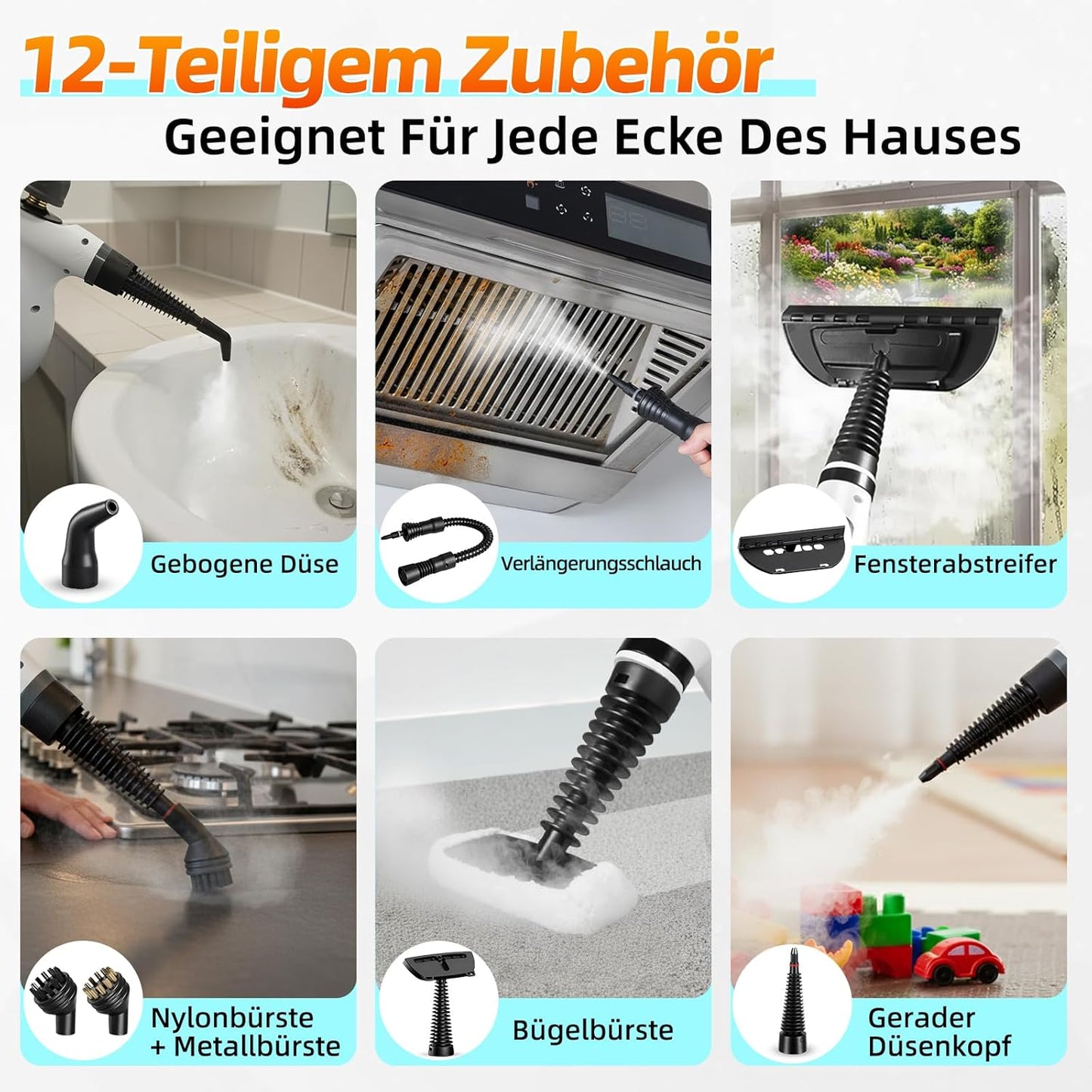 Saubera™ Hand-Dampfreiniger