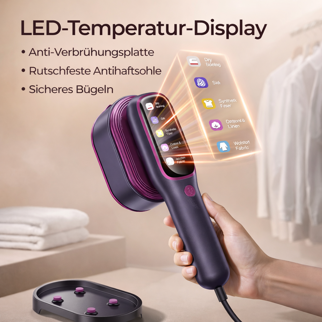 Dampfer & Bügeleisen für Kleidung