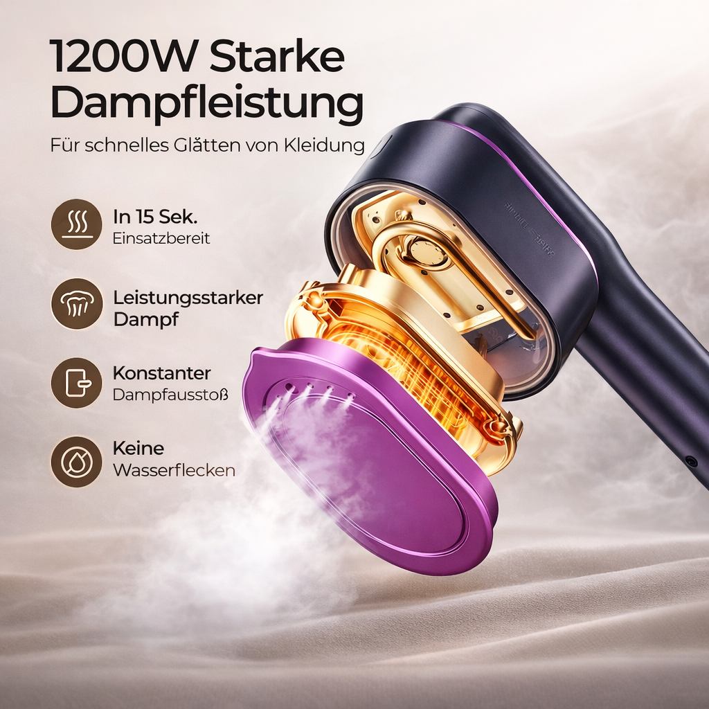Dampfer & Bügeleisen für Kleidung