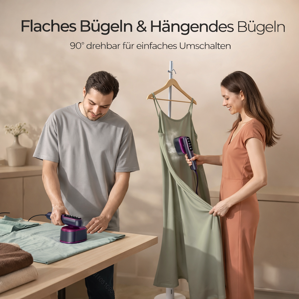 Dampfer & Bügeleisen für Kleidung